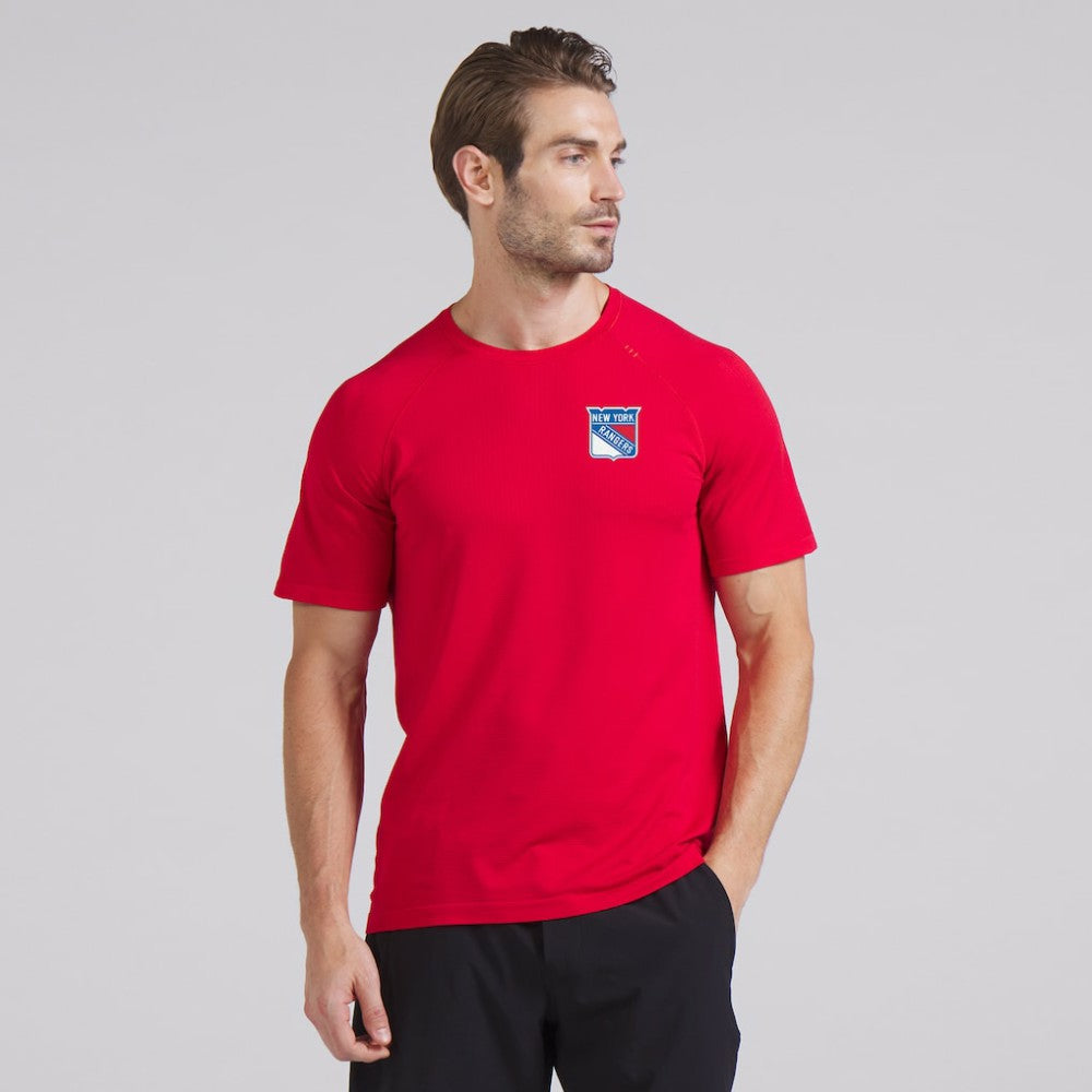 New York Rangers lululemon Metal Vent Tech Short-Sleeve Shirt - True Red | NHL on sale