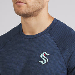 Seattle Kraken lululemon Metal Vent Tech Short-Sleeve Shirt - Mineral Blue | NHL Lifestyle