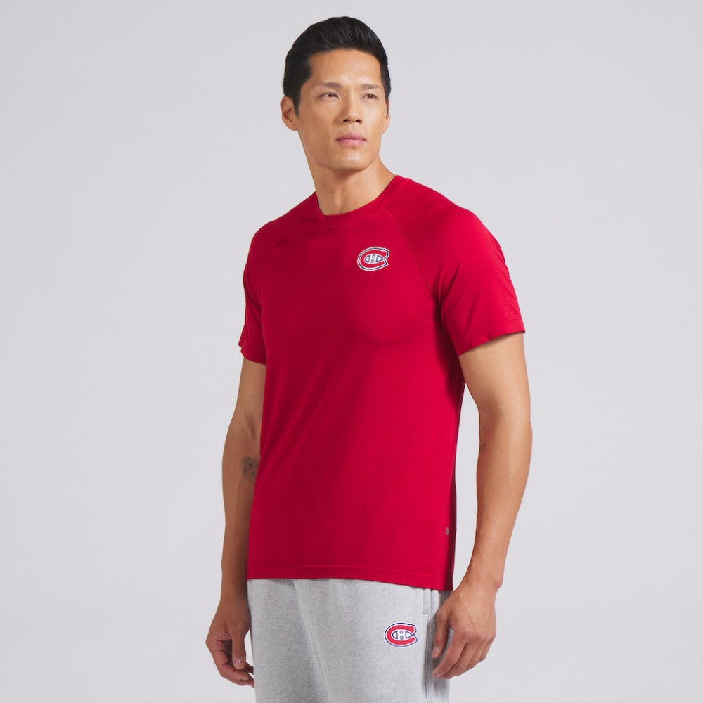 Montreal Canadiens lululemon Metal Vent Tech Short-Sleeve Shirt - True Red | NHL Clearance