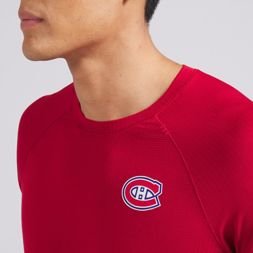 Montreal Canadiens lululemon Metal Vent Tech Short-Sleeve Shirt - True Red | NHL Clearance