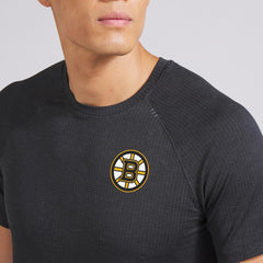 Boston Bruins lululemon Metal Vent Tech Short-Sleeve Shirt - Graphite Grey | NHL near me