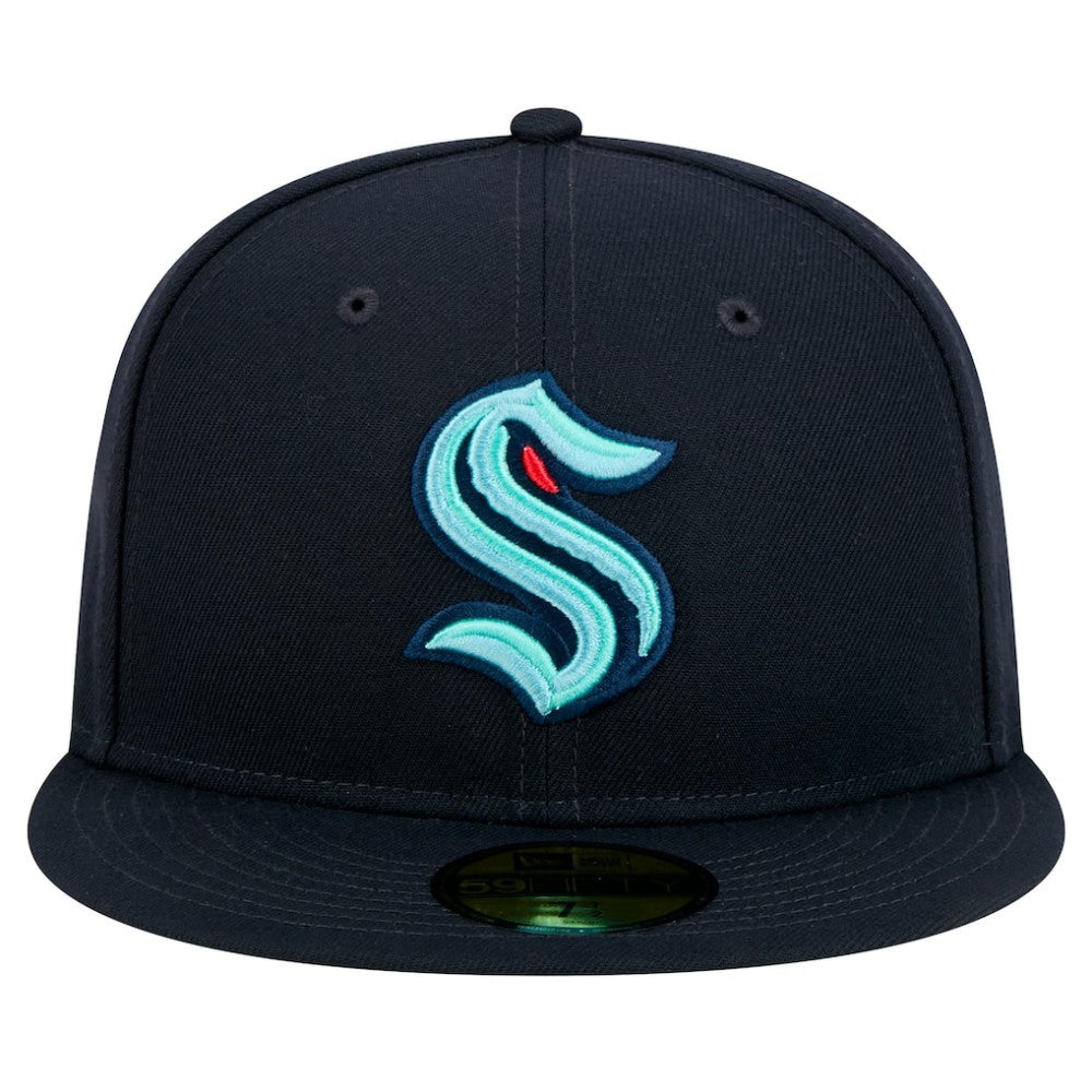 Seattle Kraken New Era Core 59FIFTY Fitted Hat - Navy | New Era discount