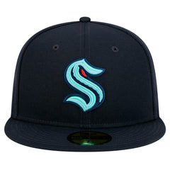 Seattle Kraken New Era Core 59FIFTY Fitted Hat - Navy | New Era discount