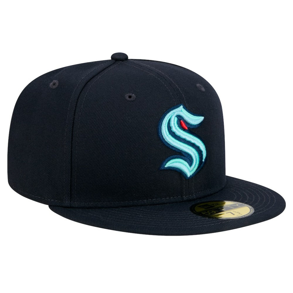 Seattle Kraken New Era Core 59FIFTY Fitted Hat - Navy | New Era discount