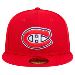 Montreal Canadiens New Era Core 59FIFTY Fitted Hat - Red | New Era Lifestyle