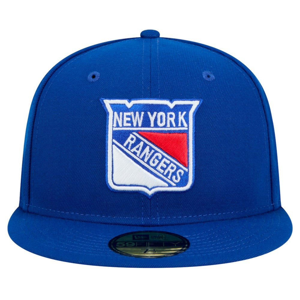 New York Rangers New Era Core 59FIFTY Fitted Hat - Blue | New Era Clearance