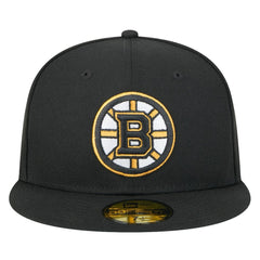 Boston Bruins New Era Core 59FIFTY Fitted Hat - Black | New Era Clearance