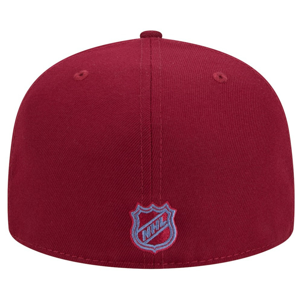 Colorado Avalanche New Era Core 59FIFTY Fitted Hat - Burgundy | New Era Lifestyle