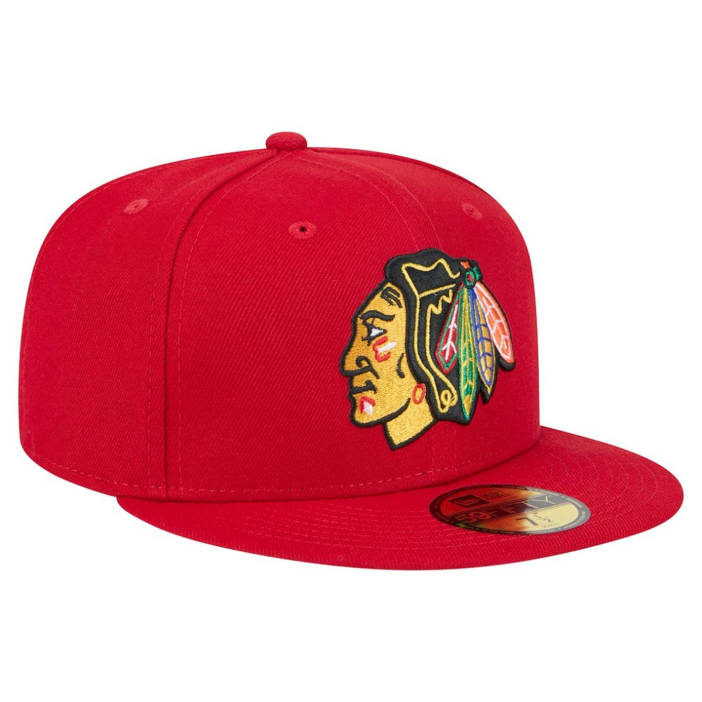Chicago Blackhawks New Era Core 59FIFTY Fitted Hat - Red | New Era near me