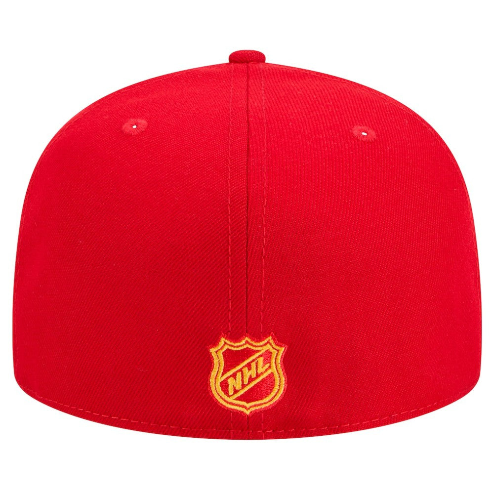 Calgary Flames New Era Core 59FIFTY Fitted Hat - Red | New Era near me