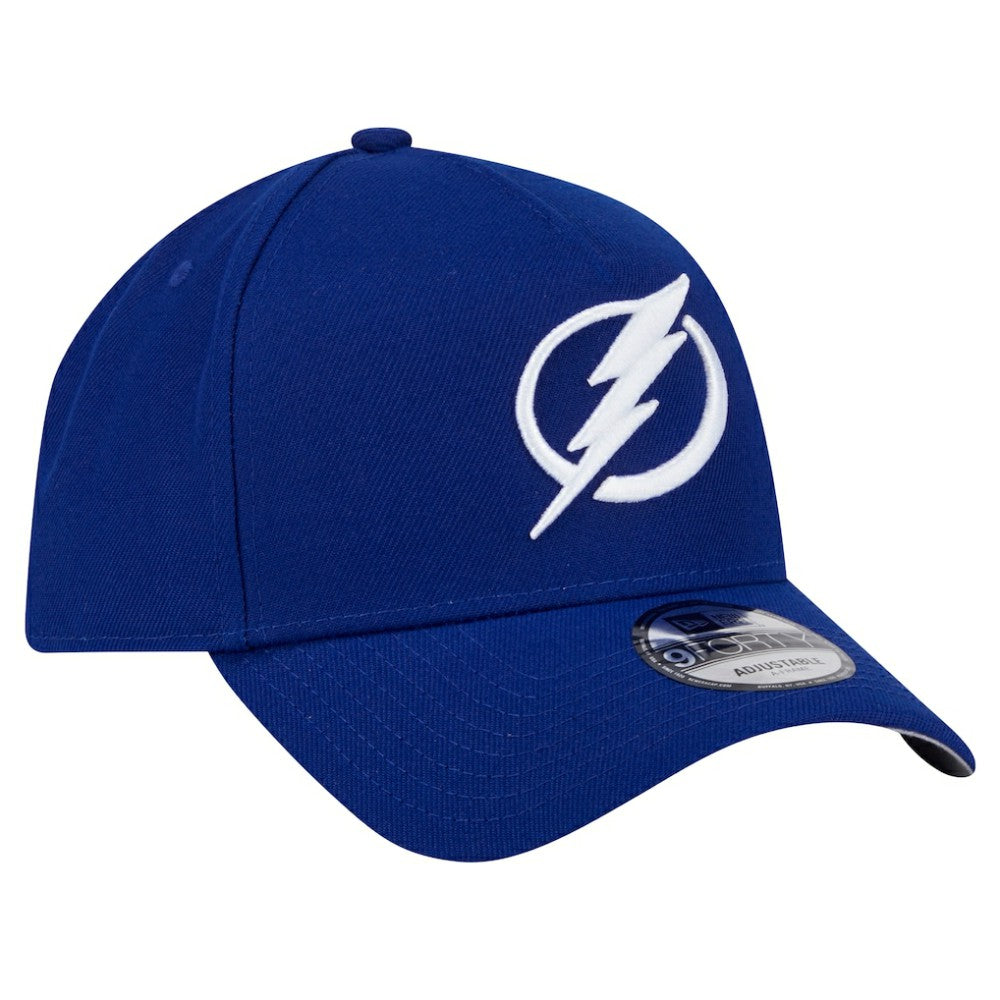 Tampa Bay Lightning New Era Core A-Frame 9FORTY Adjustable Hat - Blue | New Era on sale