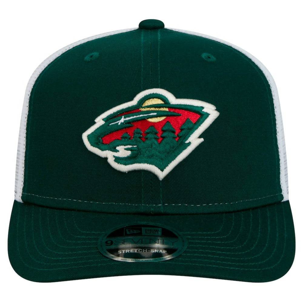 Minnesota Wild New Era Core Trucker 9SEVENTY Stretch-Snap Hat - Green | New Era Clearance