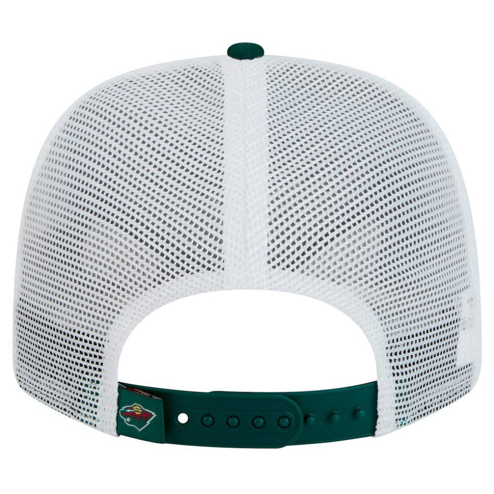 Minnesota Wild New Era Core Trucker 9SEVENTY Stretch-Snap Hat - Green | New Era Clearance
