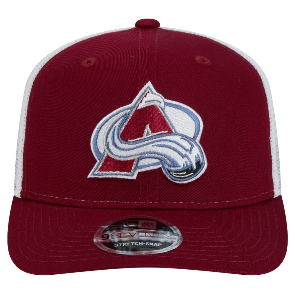 Colorado Avalanche New Era Core Trucker 9SEVENTY Stretch-Snap Hat - Burgundy | New Era on sale