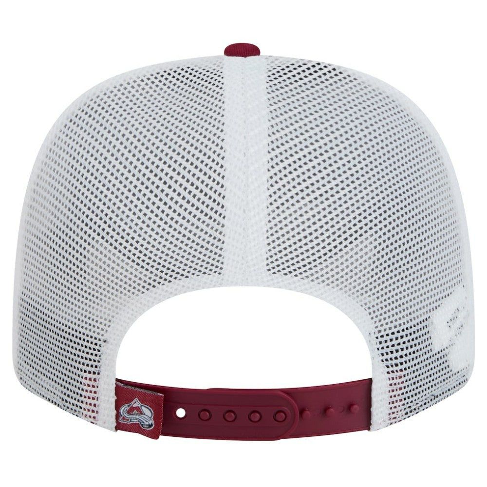 Colorado Avalanche New Era Core Trucker 9SEVENTY Stretch-Snap Hat - Burgundy | New Era on sale