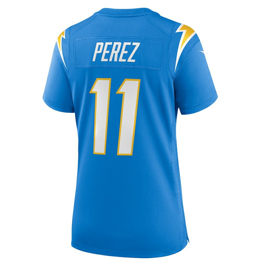 Luis Perez Los Angeles Chargers Women's Team Game Jersey - Powder Blue - Nike