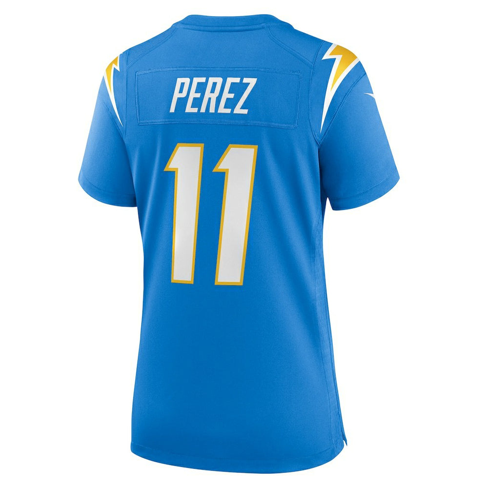 Luis Perez Los Angeles Chargers Women's Team Game Jersey - Powder Blue - Nike