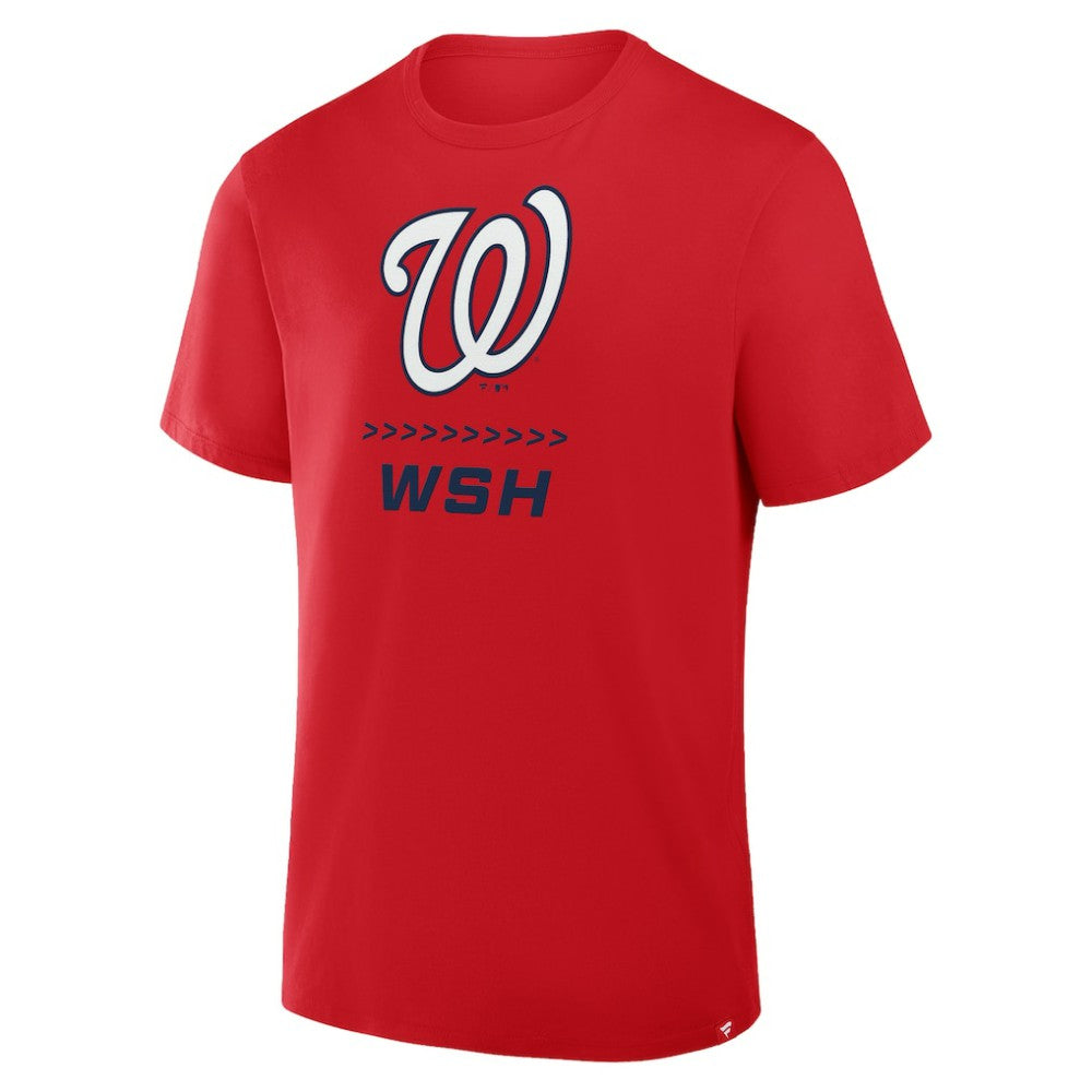 Washington Nationals Fanatics Clubhouse Legacy Side Swipe T-Shirt Sale