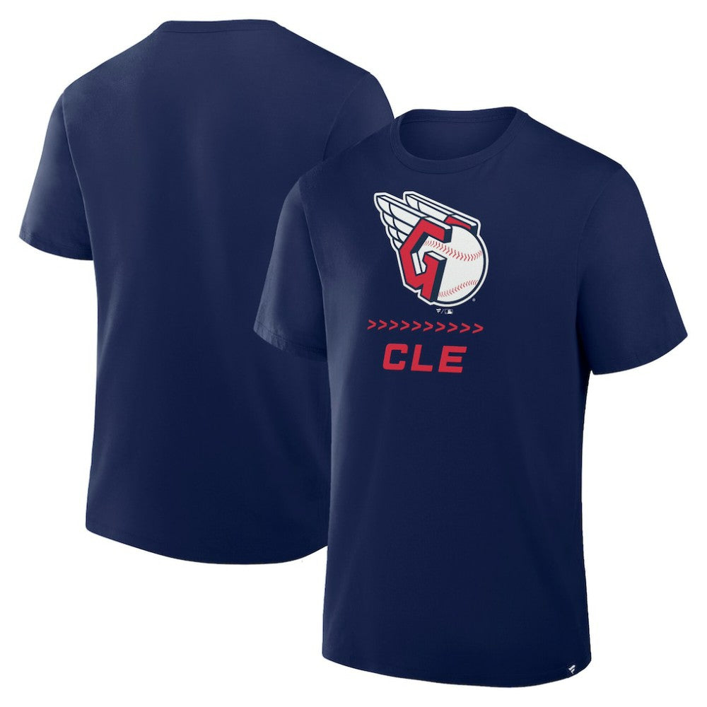 Cleveland Guardians Fanatics Clubhouse Legacy Side Swipe T-Shirt Sale