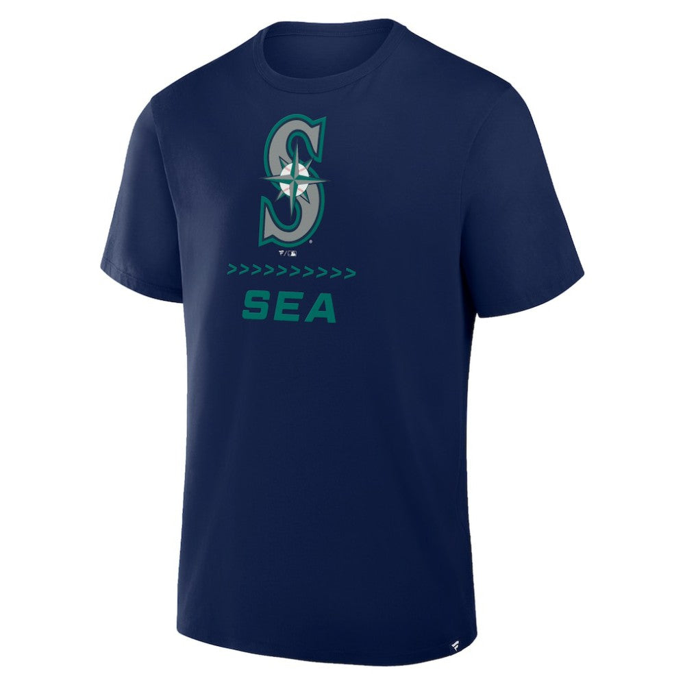 Seattle Mariners Fanatics Clubhouse Legacy Side Swipe T-Shirt Online