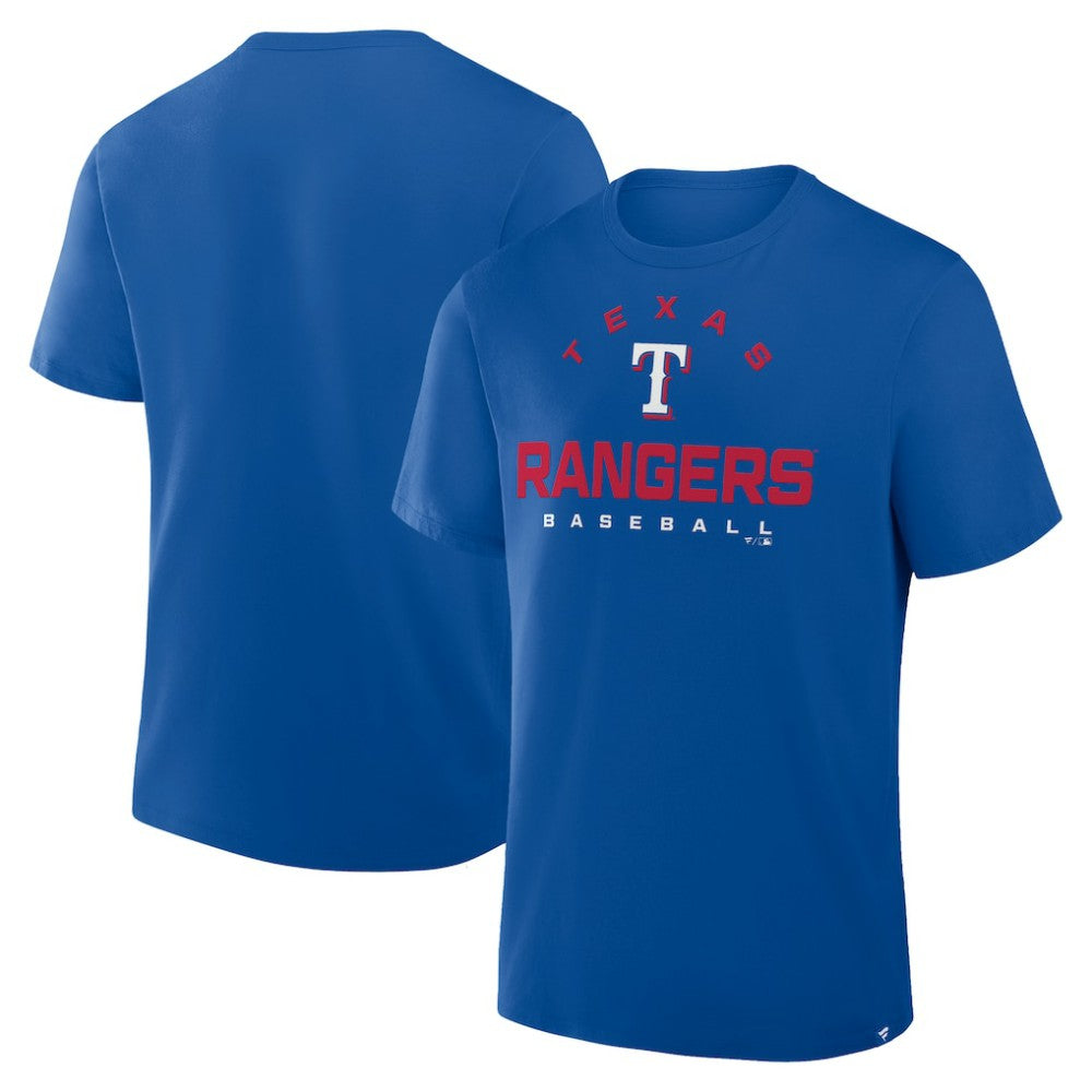 Texas Rangers Fanatics Clubhouse Legacy Primary Play T-Shirt Online