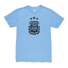 Alejandro Garnacho Argentina National Team 1863FC Player Vintage Tri-Blend T-Shirt Light Blue