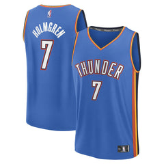 Fanatics Chet Holmgren Oklahoma City Thunder Fast Break Replica Player Jersey Icon Edition Blue