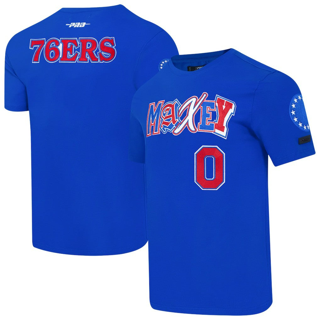 Tyrese Maxey Philadelphia 76ers Pro Standard City Ransom T-Shirt Royal