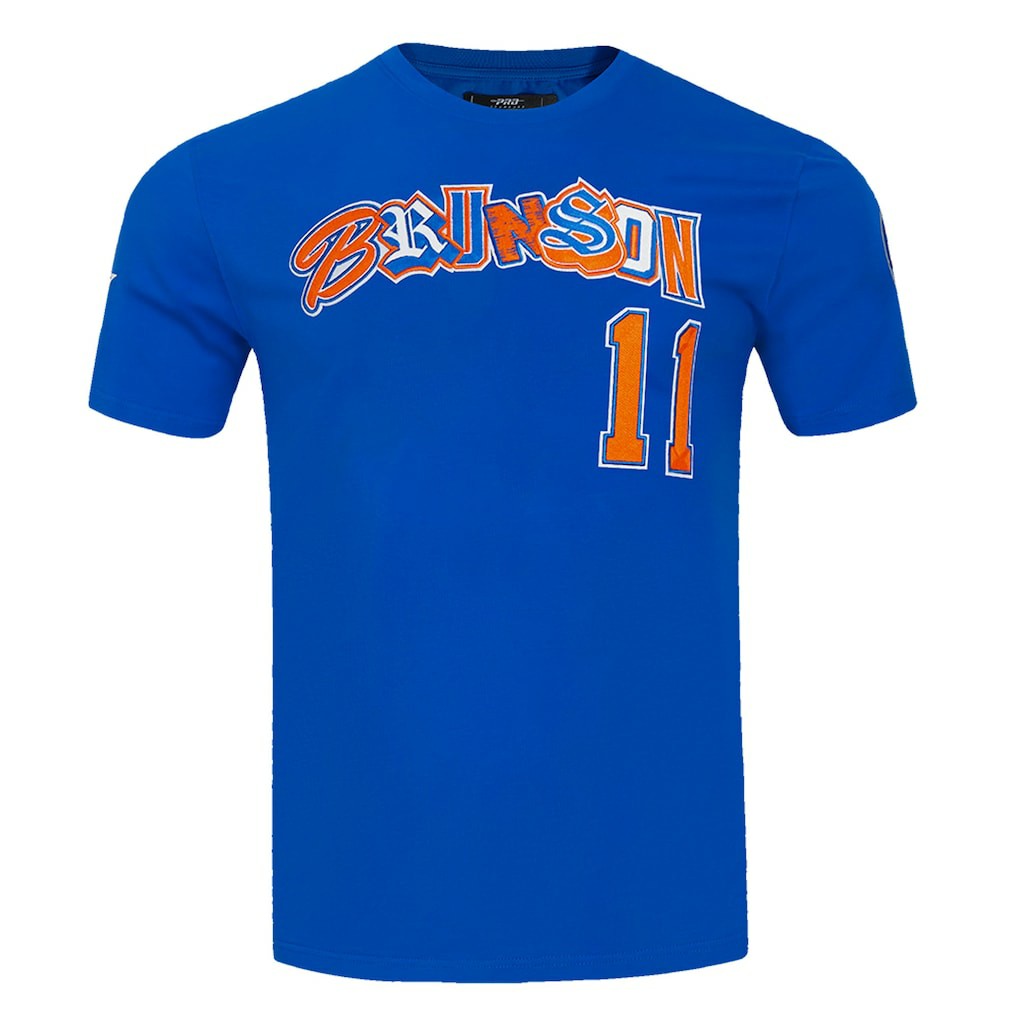 Jalen Brunson New York Knicks Pro Standard City Ransom T-Shirt Blue