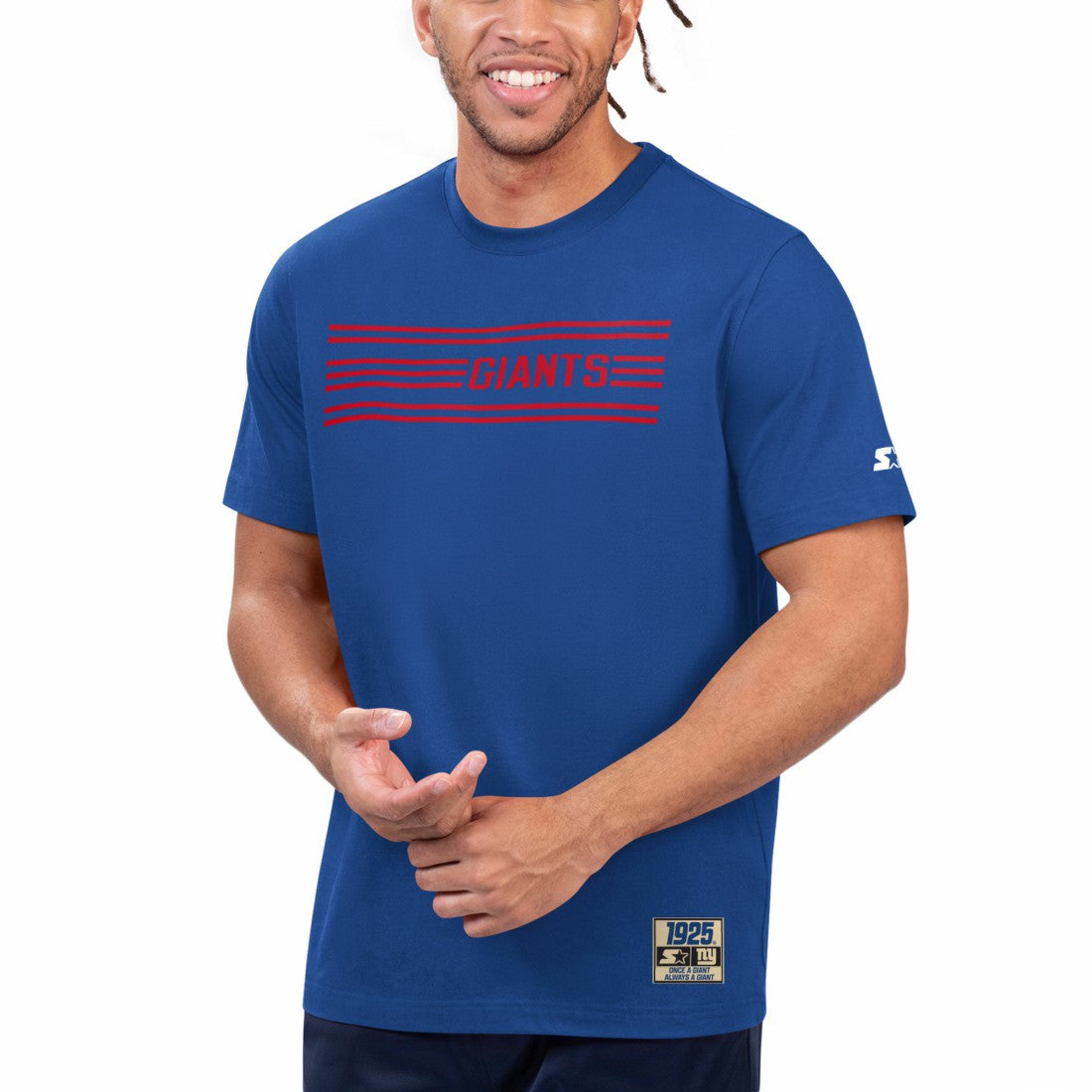New York Giants Starter 100th Season T-Shirt - Royal - NFL