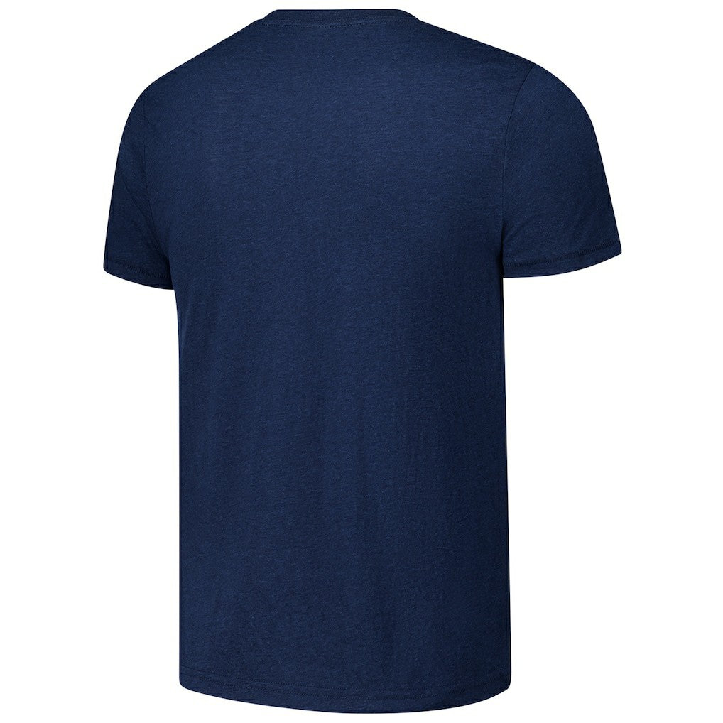 Chicago Bears Homage Unisex Ruffle Some Feathers Tri-Blend T-Shirt - Navy - NFL
