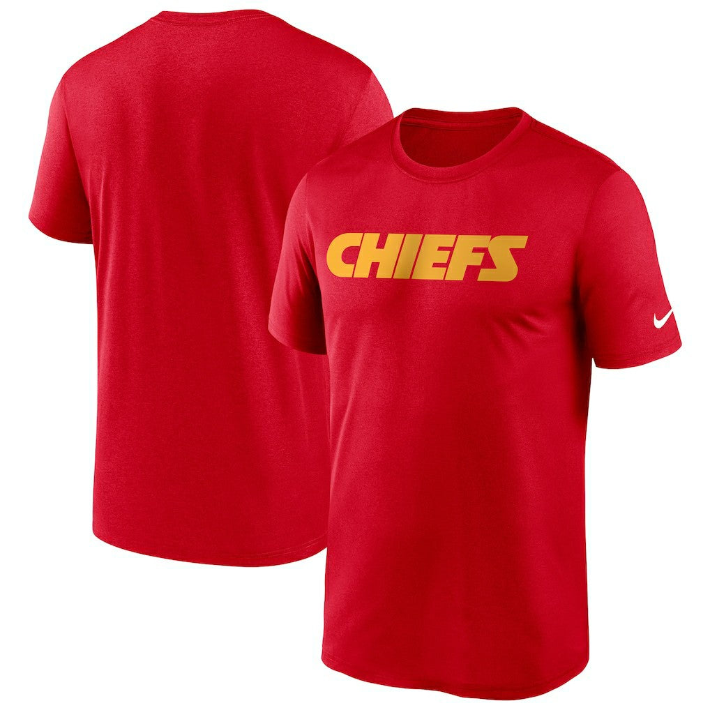 Kansas City Chiefs Wordmark Legend T-Shirt - Red - Nike