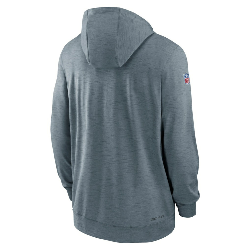 Minnesota Vikings 2022/23 Sideline Pop Performance Full-Zip Hoodie - Gray - Nike