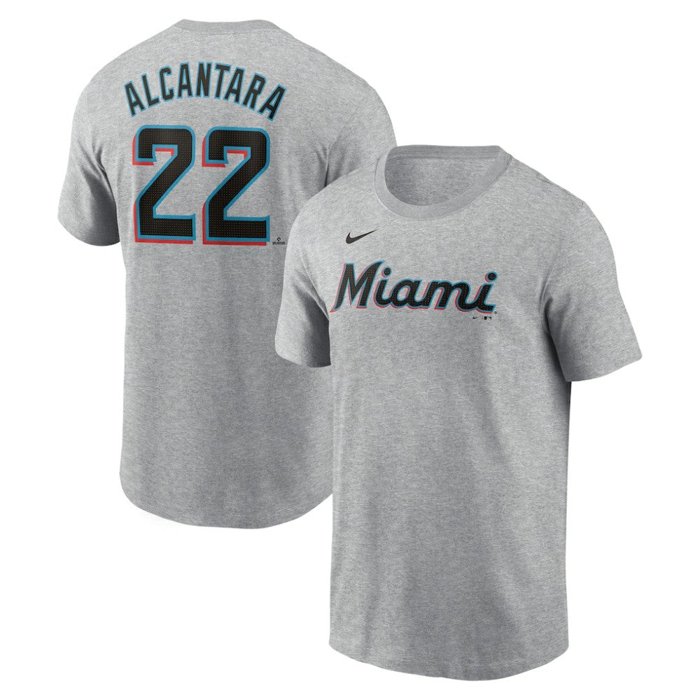 Sandy Alcantara Miami Marlins Nike Fuse Name & Number T-Shirt Outlet