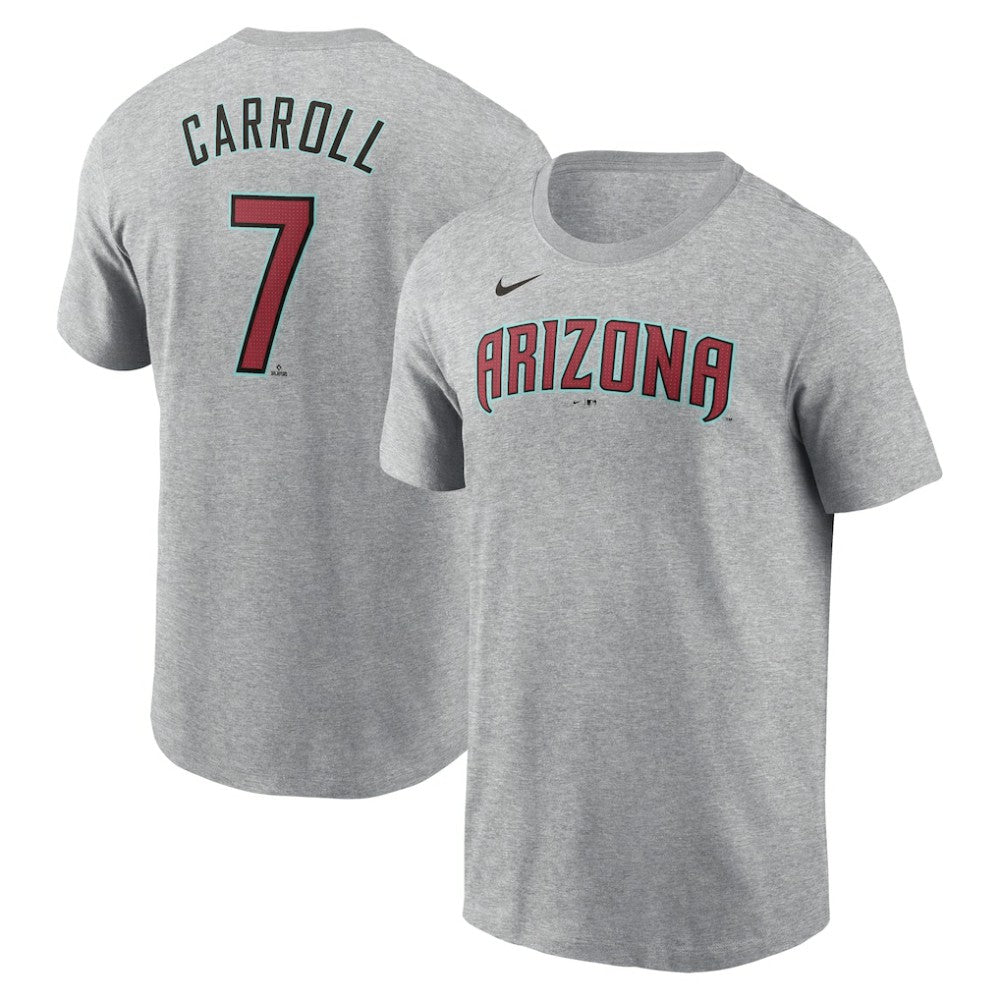 Corbin Carroll Arizona Diamondbacks Nike Fuse Name & Number T-Shirt Sale