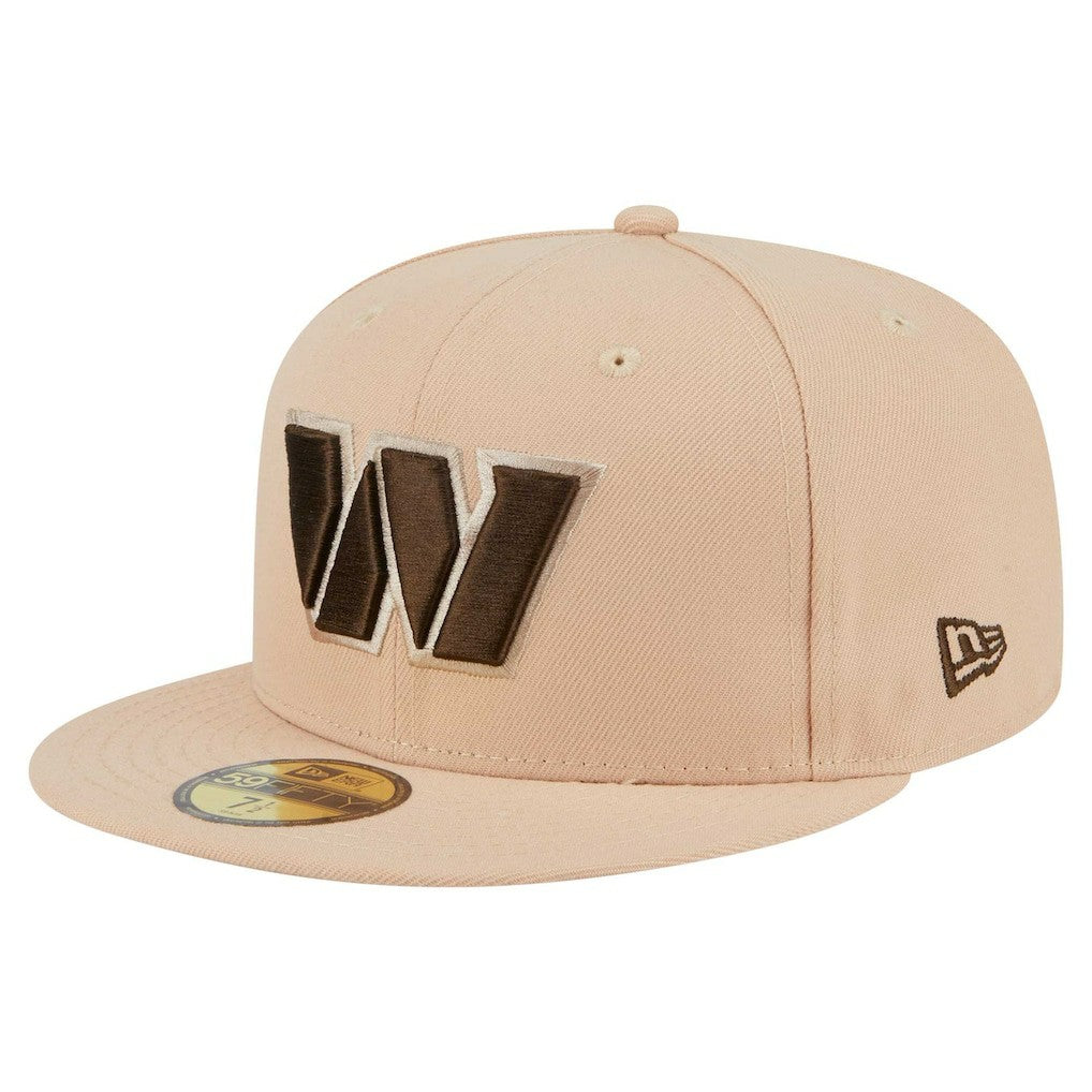 Washington Commanders New Era Candied Pecan 59FIFTY Fitted Hat - Tan - NFL