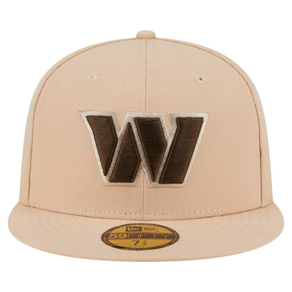 Washington Commanders New Era Candied Pecan 59FIFTY Fitted Hat - Tan - NFL