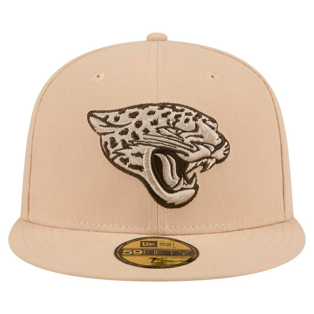 Jacksonville Jaguars New Era Candied Pecan 59FIFTY Fitted Hat - Tan - NFL