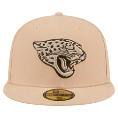 Jacksonville Jaguars New Era Candied Pecan 59FIFTY Fitted Hat - Tan - NFL
