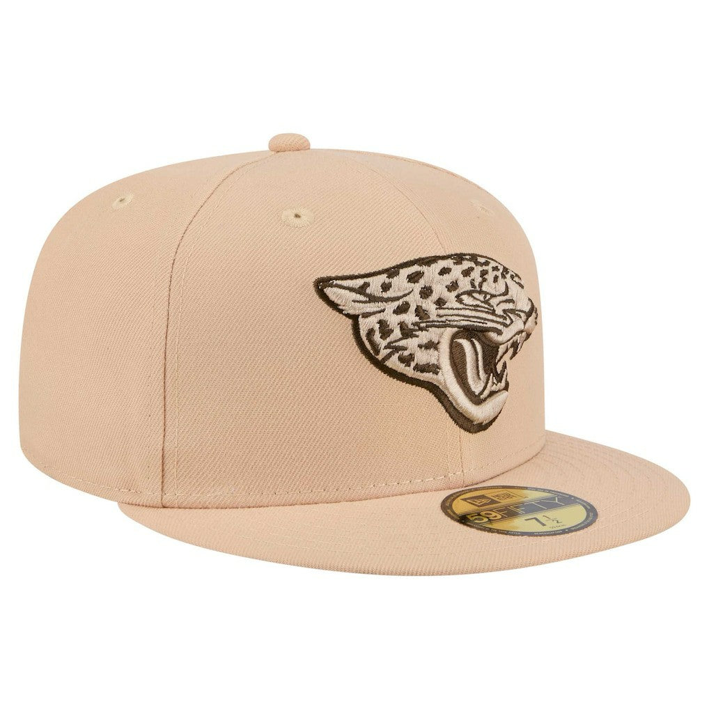 Jacksonville Jaguars New Era Candied Pecan 59FIFTY Fitted Hat - Tan - NFL