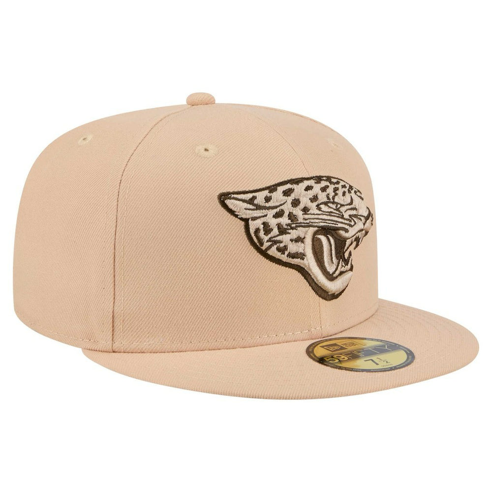 Jacksonville Jaguars New Era Candied Pecan 59FIFTY Fitted Hat - Tan - NFL
