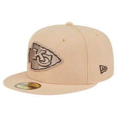 Kansas City Chiefs New Era Candied Pecan 59FIFTY Fitted Hat - Tan - NFL