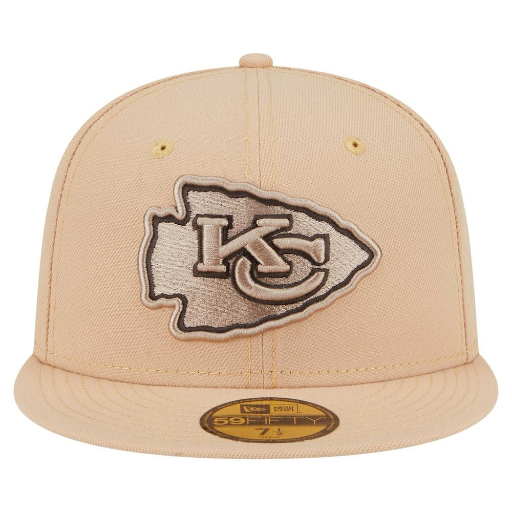 Kansas City Chiefs New Era Candied Pecan 59FIFTY Fitted Hat - Tan - NFL