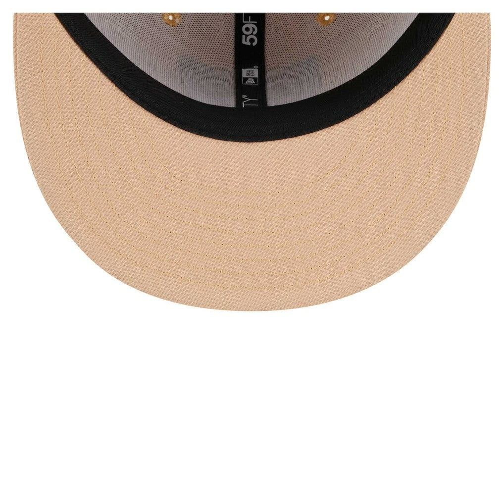 Las Vegas Raiders New Era Candied Pecan 59FIFTY Fitted Hat - Tan - NFL