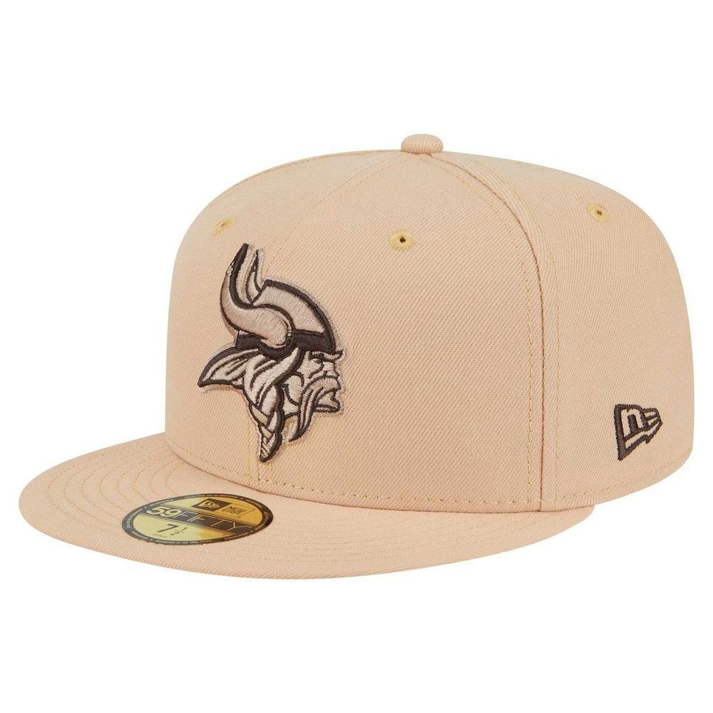 Minnesota Vikings New Era Candied Pecan 59FIFTY Fitted Hat - Tan - NFL