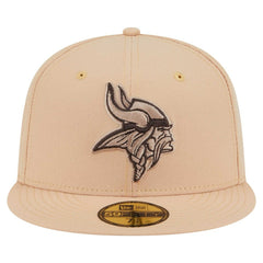 Minnesota Vikings New Era Candied Pecan 59FIFTY Fitted Hat - Tan - NFL