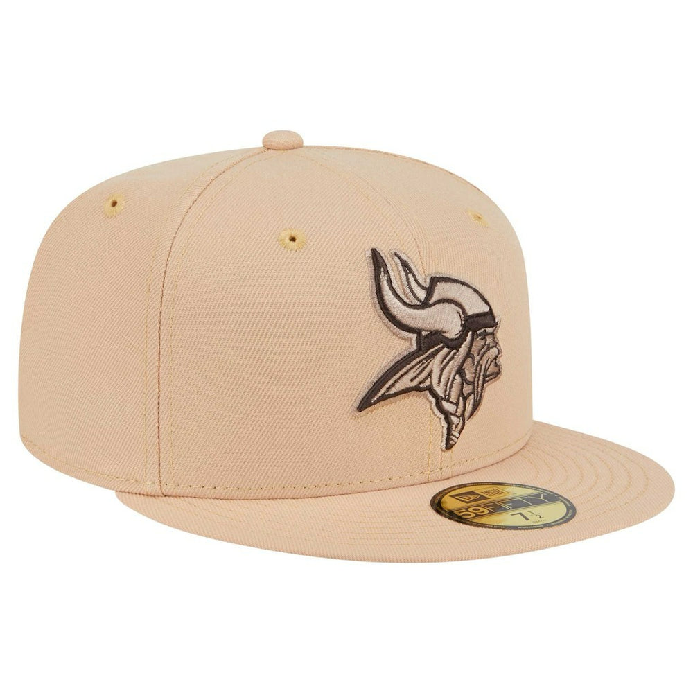 Minnesota Vikings New Era Candied Pecan 59FIFTY Fitted Hat - Tan - NFL