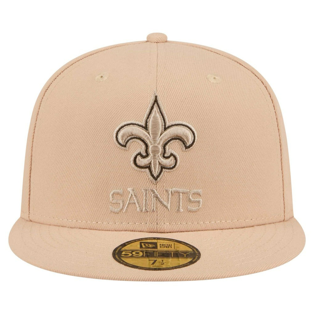 New Orleans Saints New Era Candied Pecan 59FIFTY Fitted Hat - Tan - NFL