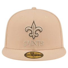 New Orleans Saints New Era Candied Pecan 59FIFTY Fitted Hat - Tan - NFL