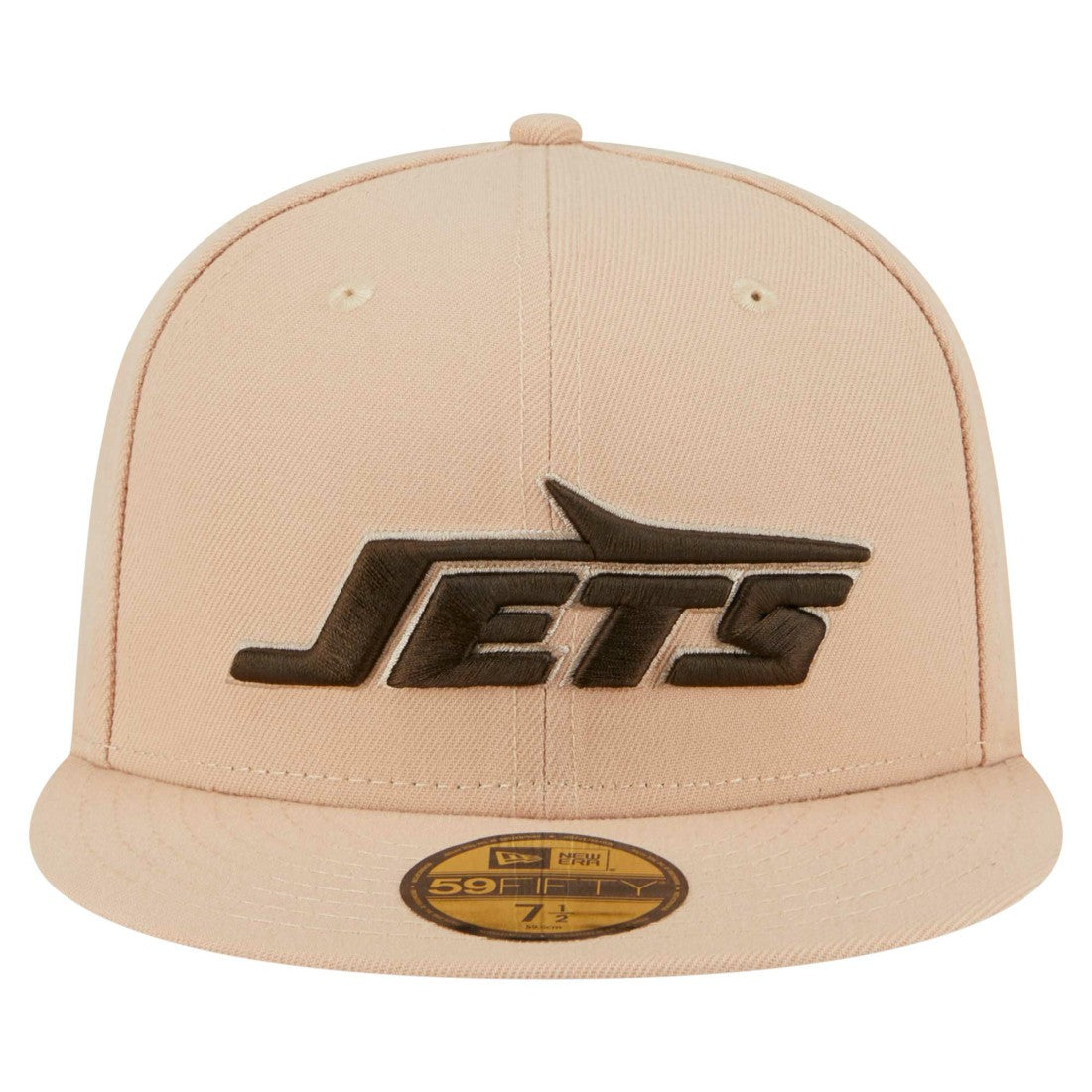 New York Jets New Era Candied Pecan 59FIFTY Fitted Hat - Tan - NFL